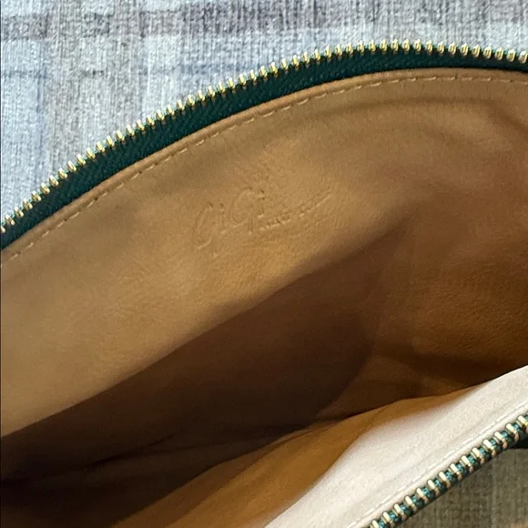 Gigi Newyork Women's Clutch Bag Set - Teal, Green, and Burnt Orange - Picture 7 of 11